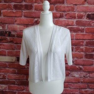 NWT NY Collection white sweater